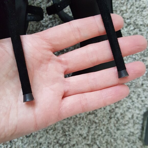 Giuseppe Zanotti Black Suede Venere Crystal Open Toe Heel Stiletto Alien Sandal - Picture 9 of 15